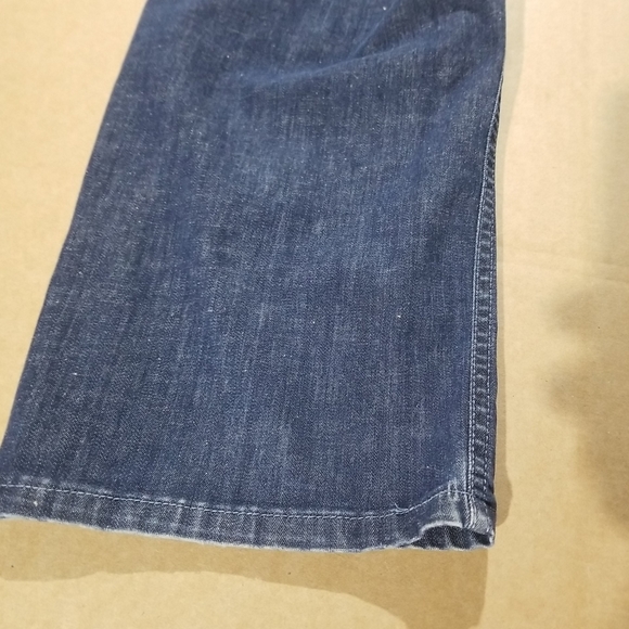 Alberto Jeans Modern Fit Luxury T400 Men's 40x26 Medium Wash (hemmed) DARK BLUE - Picture 10 of 11